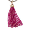 Karon Jacobson 18ct Gold & Diamond Tassel Pendant with Ruby Beads - 2