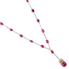 Karon Jacobson 18ct White Gold, Ruby and Diamond Necklace - Designer Jewellery - 1