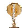 Karon Jacobson 18ct Yellow Gold and Cameo Diamond Earrings - Detail 3