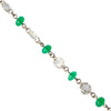 Karon Jacobson Emerald Heart Pendant and Diamond Necklace - Designer Jewellery - 4
