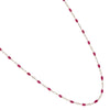 Karon Jacobson White Gold, Ruby and Diamond Chain Necklace - Designer Jewellery - 1